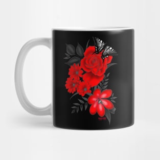 Flores Rojas Mug